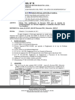 Inf. 064 Req Modificación Presupuestal Presupuesto FED