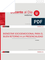 Docente Al Día - Bienestar Socioemocional para El Retorno A La Presencialidad 11-03-2022