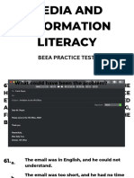 Media and Information Literacy