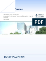 FINA 5120 - Fall (1) 2022 - Session 5 (With Answers) - Bond Valuation - Revised Inc Yield Curve - 27aug22