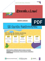 Actividades de 5° Grado - Los Textos Instructivos - Asd