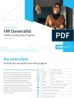 HR Generalist Syllabus AIHR