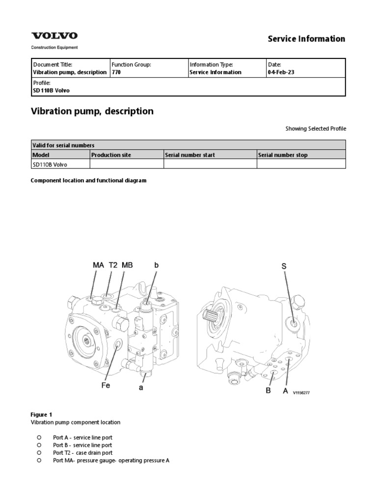 Vibration Pump sd110b PDF