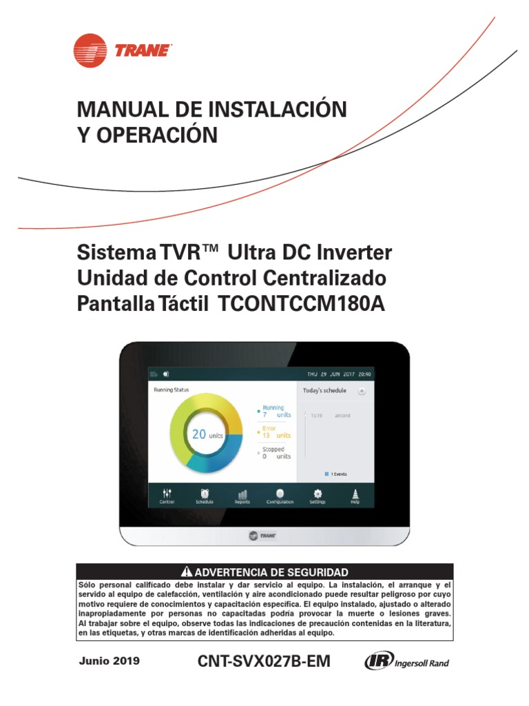 CNT-SVX027B-EM VRF-Centralized Control-TVR ULTRA TCONTTCCM180A | PDF ...
