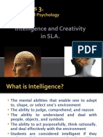 EduPsy Lecture 3 Intelligence in Education