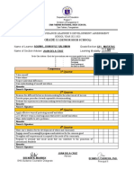 SFHS Grade 11 Homeroom Guidance Assessment