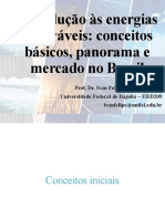 Introdução Às Energias Renováveis: Conceitos Básicos, Panorama e Mercado No Brasil