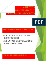 Aspectos Administrativos y Legales Del Proyecto