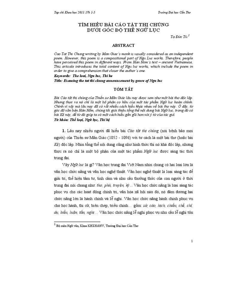 Ta Duc Tu - 1-5 | PDF