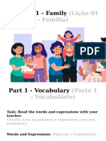 Family Lesson Vocabulary