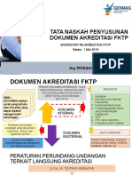 Batam Tata Naskah Penyusunan Dokumen Akreditasi FKTP