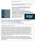 Ruiz-García_A Simplified Drift-Based Assessment Procedure for Regular Confined Masonry Buildings in Seismic Regions