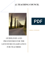 Curriculum Areas Examination Guidelines and Procedures 1