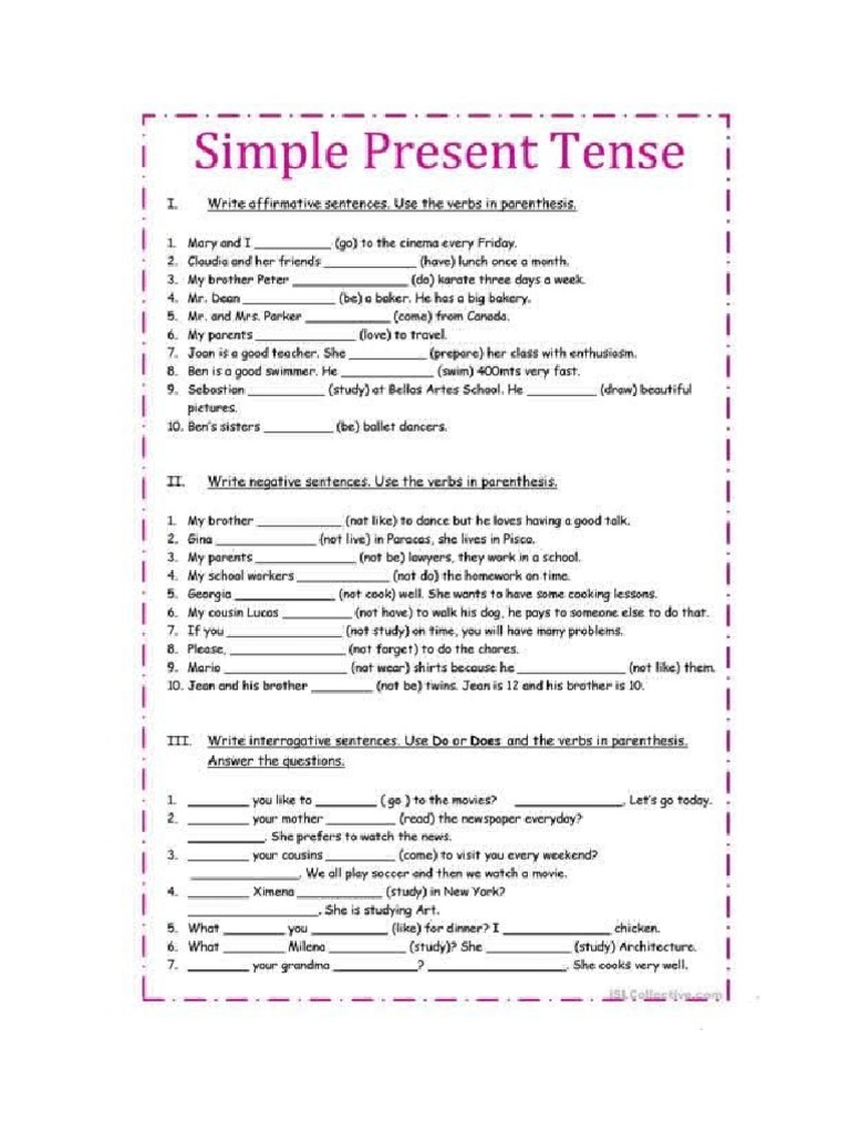 Soal Tenses Caca & Rara | PDF