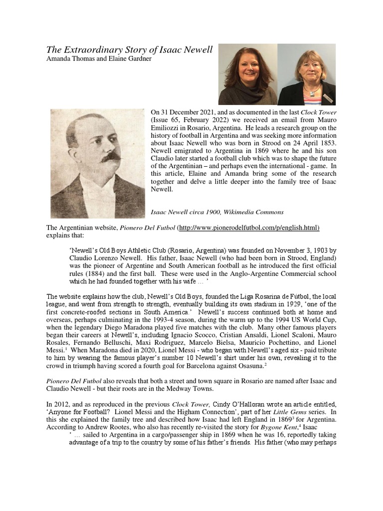 Isaac Newell The Clock Tower Issue 66 May 2022 PDF Sports