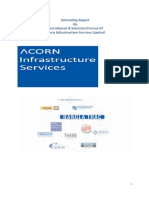 Internship Report On Accorn Infrastructure Ltd.