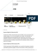 PUR Versus PIR - Poliuretano & Tecnologia