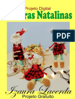 Mini Papai e Mamãe Noel