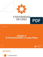 Unidad 4 - 2020-2 - Financiamiento de Largo Plazo