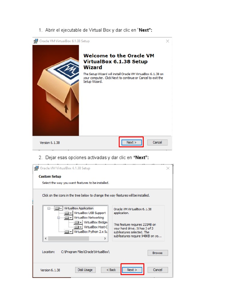 Instalar Virtual Box 7.0 | PDF