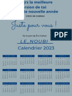 Documento A4 Calendrier 2023 Père Photos Fond Blanc