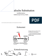 Radikalische Substitution - Mechanismus