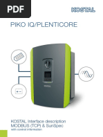 BA - KOSTAL Interface Description MODBUS TCP - SunSpec - Hybrid