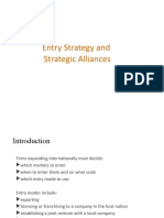 Entry Strategy and Strategic Alliance