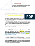 Leccion 2 de Cristologia LA SEGUNDA PERSONA DE LA DEIDAD.