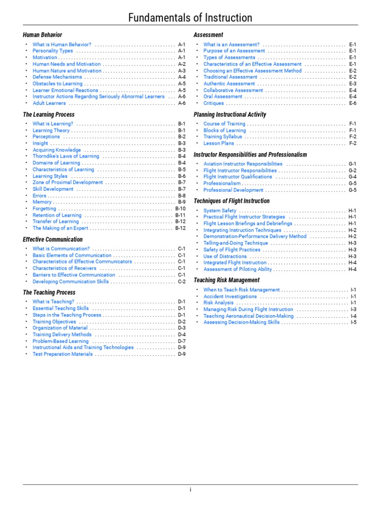 Fundamentals of Instruction Overview | PDF | Learning | Motivational