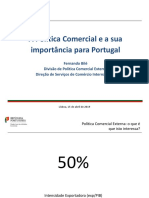 A Política Comercial e A Sua Importância para Portugal