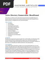 Active Directory Enumeration: Bloodhound: Table of Content