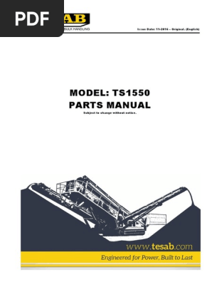 TS1550 Parts Manual 11-2016