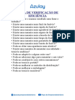 Lista de Verificação de Eficiência