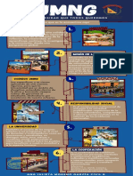 Infografia de Proceso Ilustrada Llamativa Retro Azul Rosa