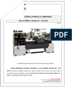 Torno Mecânico Paralelo Universal - PDF Download Grátis