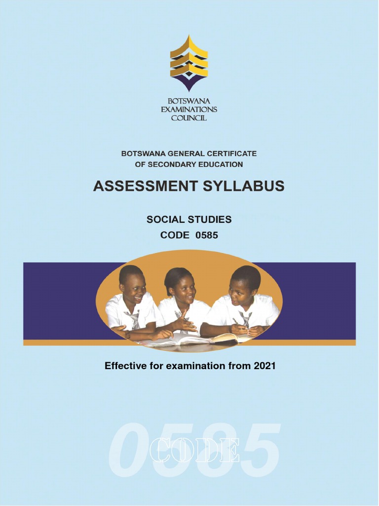 Social Studies Pdf Botswana Qualitative Research