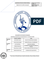 Reglamento de Estudios de Pregrado 2021