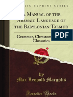 A Manual of the Aramaic Language of the Babylonian Talmud - 9781440082184