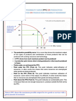1.4 Production Possibiity Curve