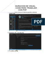 Configuracion de Visual Studio Code para Trabajar Con PHP