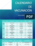 Calendario de Vacunacion