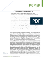 REM Sleep Behaviour Disorder