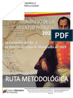 Ruta Metodologica CONGRESO DE LA JUVENTUD PATRIOTA 2023