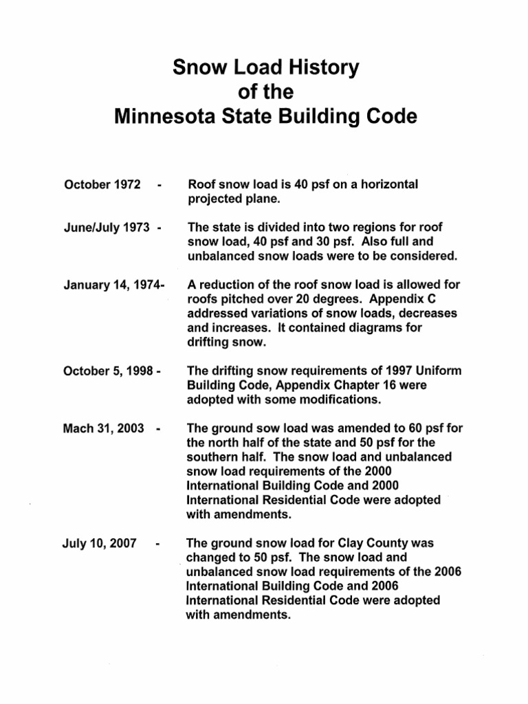 State Of Minnesota Building Code