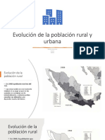 Evolución de La Población Rural y Urbana