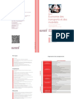 Économie Des Transports Et Des Mobilités: Informations Pratiques