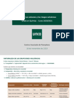 TEMA 6. Los Volcanes y Los Riesgos Volcánicos: Grado en Química - Curso 2020/2021