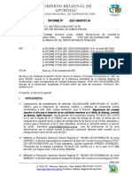 DRA - Informe Técnico Resolución de Contrato Directoral #0048-2021 - TECNICAS DE ACERO S.A.C