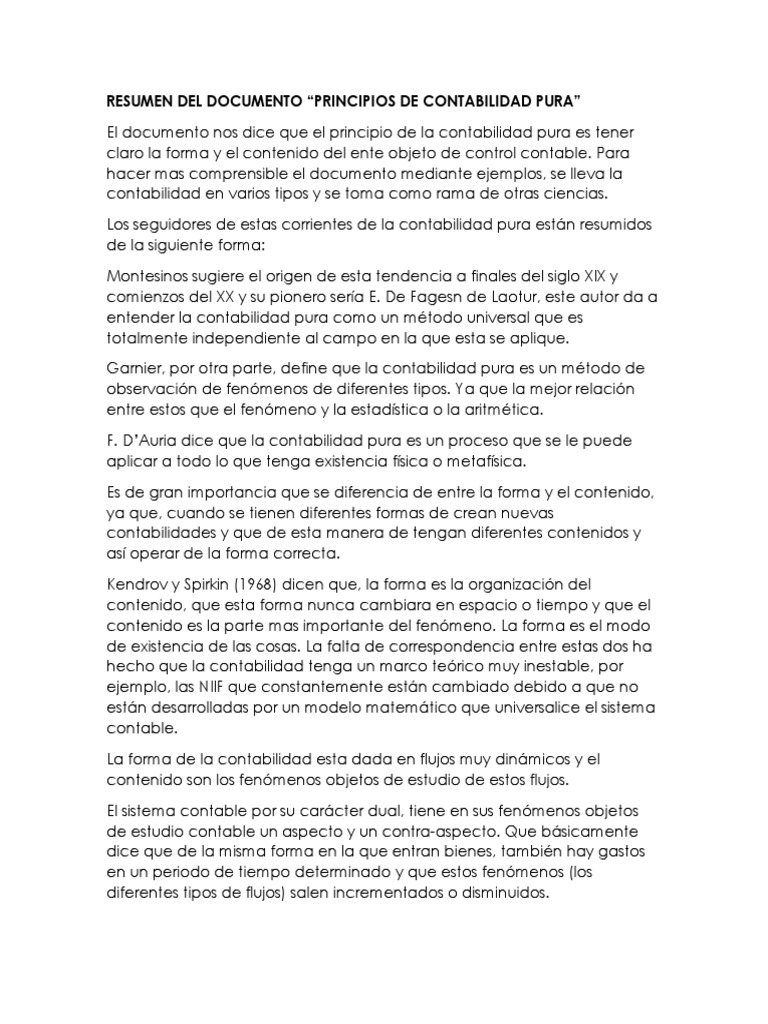 Contabilidad pura pdf contabilidad m todo cient fico